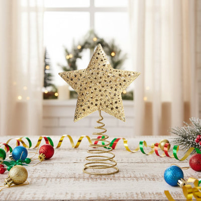 16cm Metal Astrology & Stars Tree Topper