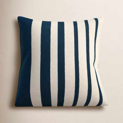Karka 20" x 20" Embroidered Throw Pillow