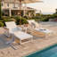Chaises longues de patio modernes, fauteuil inclinable réglable avec accoudoirs pliables en teck-1863399562