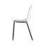 Chaise sans accoudoir Academy avec structure en métal-1765685034