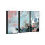 Oliver Gal Dreaming in Colors Triptych Abstract - Heavy Gel Top Coat Framed Canvas Art-1264111296