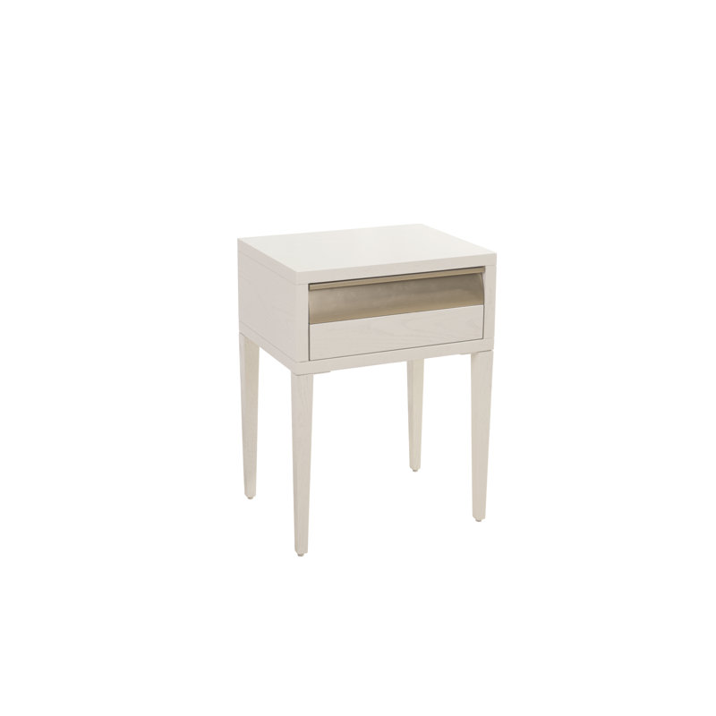 Sarper 45cm W Manufactured Wood Bedside Table
