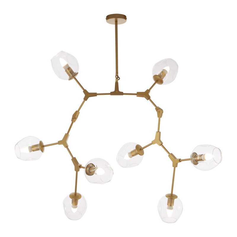 Kane 8 - Light Gold Unique/Statement Pendant