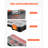 Single sided!3-Pack Small Parts Organizer 21-Compartment Organizer Box with Removable Divider