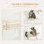 Tablettes murales murales pour chats d'intérieur - Solution peu encombrante
