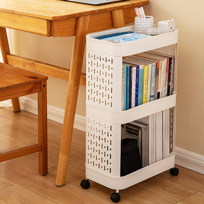 Étagère à roulettes sous le bureau