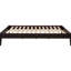 Très grand lit avec finition cappuccino, style transitionnel, structure en pin et bois franc asiatique, ensemble de lattes inclus, plateforme en cappuccino, trait, construction,-1684151892