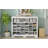 ON-TREND Sleek Design 24 Shoe Cubby Console, Modern Shoe Cabinet With Curved Base, Versatile Sideboard With High-Quality For Hallway, Bedroom, Living Room, White