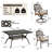 Sybella 6 - Person Patio Dining Set with Rectangular Table , Cushions Included-285462690-321864370