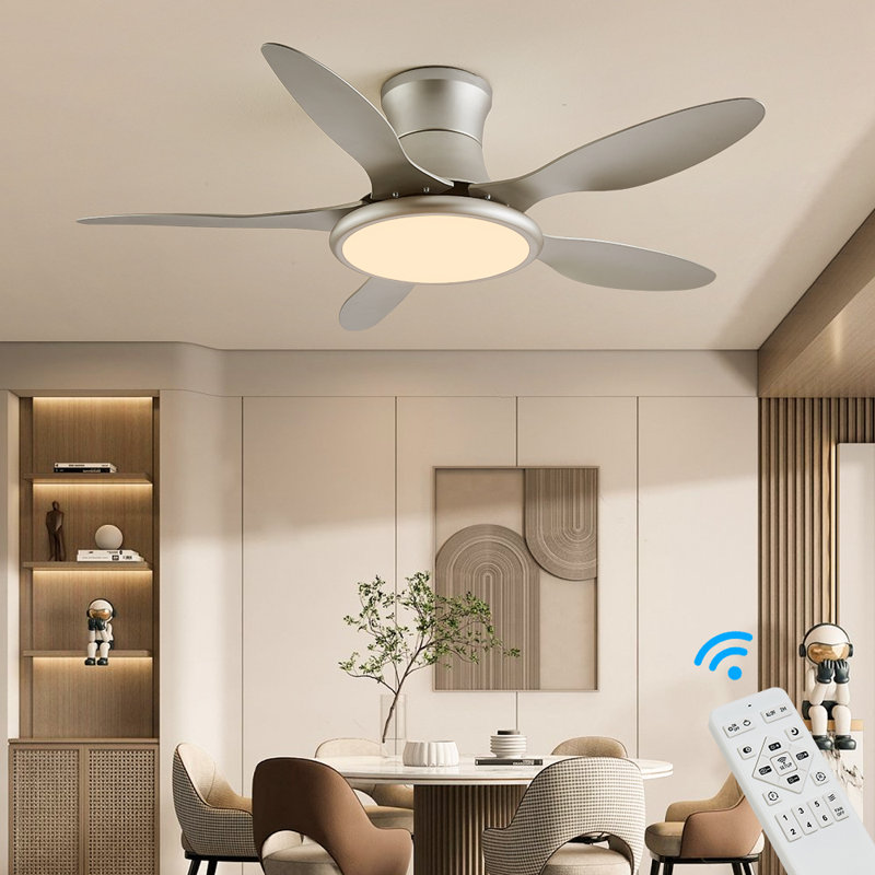 Larene 122cm Ceiling Fan with LED Lights