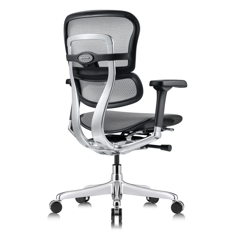 Tempur-Pedic Ergohuman GEN2 Mid Back Ergonomic Office Chair with Tempur-Pedic Seat, Adjustable Arms, Seat Height, Tilt Lock and Lumbar Support, Mesh Back