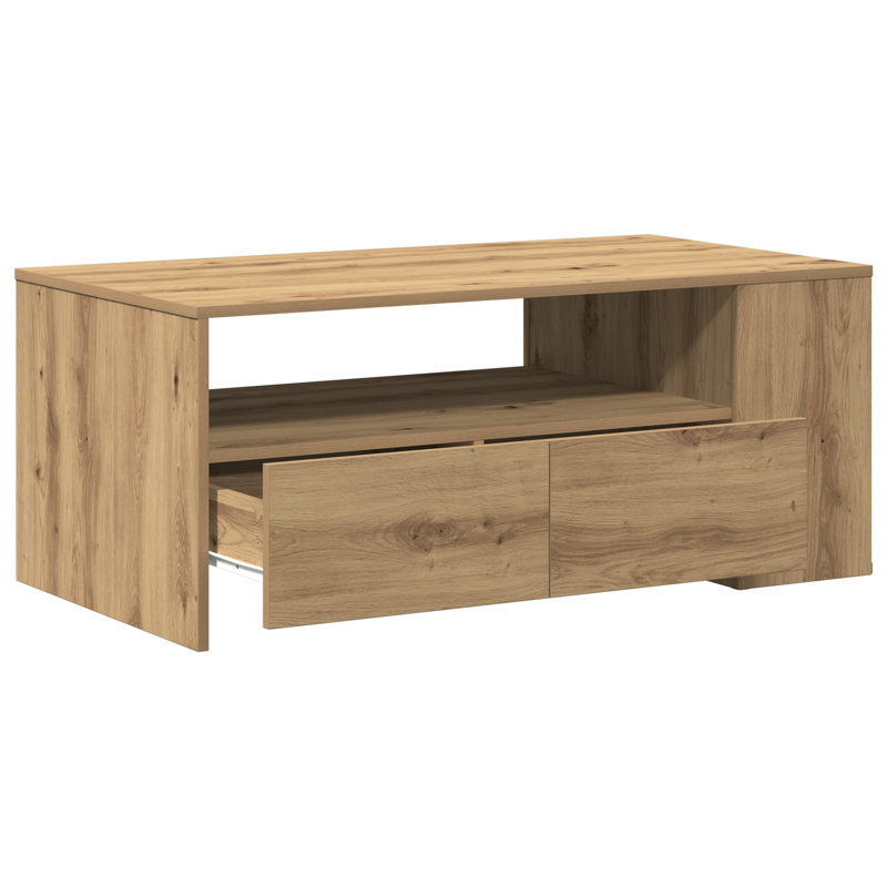 Coffee Table with Storage, Artisan Oak