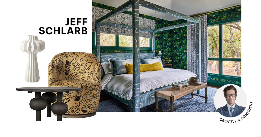 Jeff Schlarb, creative and confident.