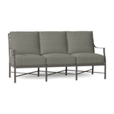 Monaco 74.5" Wide Outdoor Patio Sofa with Cushions