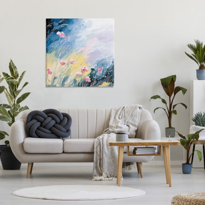 Fleurs avec ombre abstraite, art mural par Meredith Howse