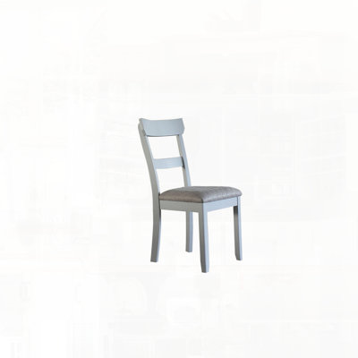 Two Tone Fabric Finish Side Chair