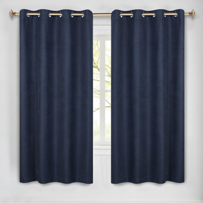 100% Blackout Machine Washable Curtain Panels