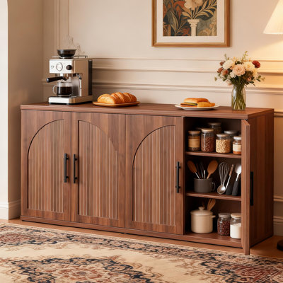 Storage Cabinet With Adjustable Shelves: Multi-Purpose Sideboard For Home