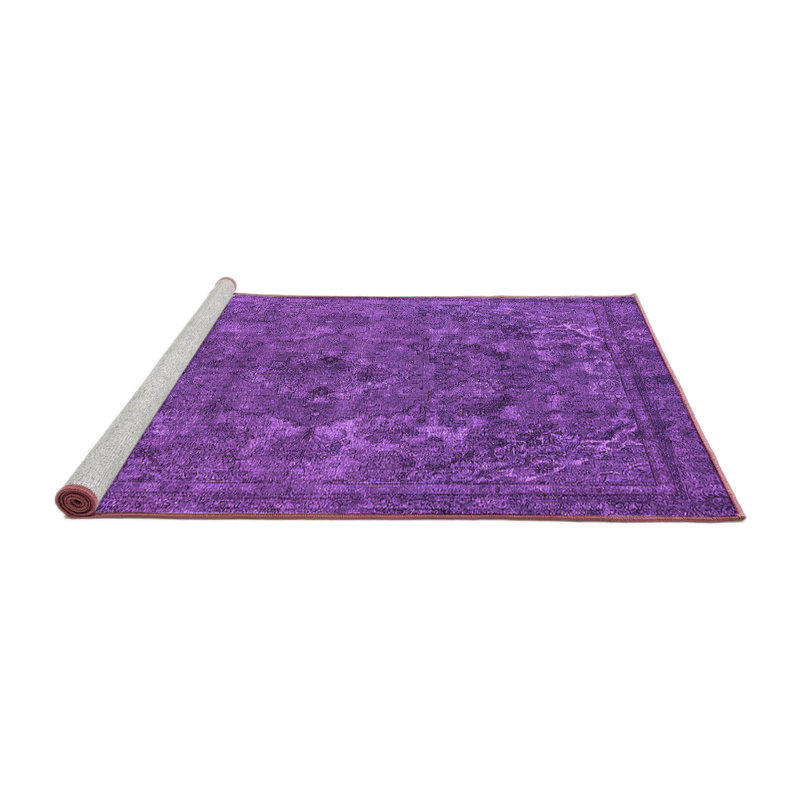 Tapis mauve Mid-Century 1027, Carré 7 pi