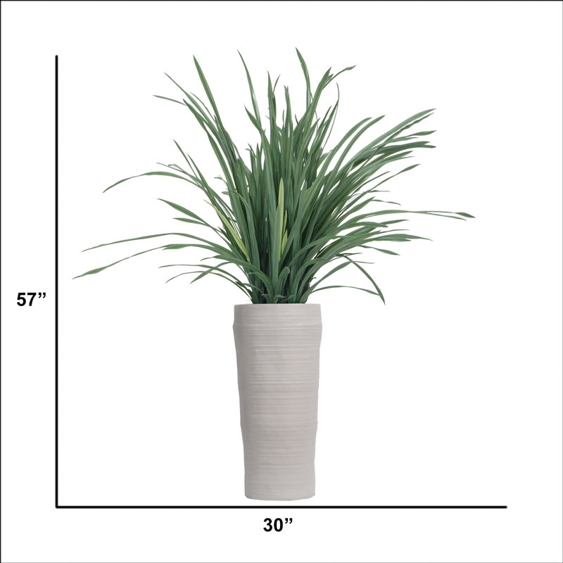 Herbe artificielle en pot 57 po 57 po
