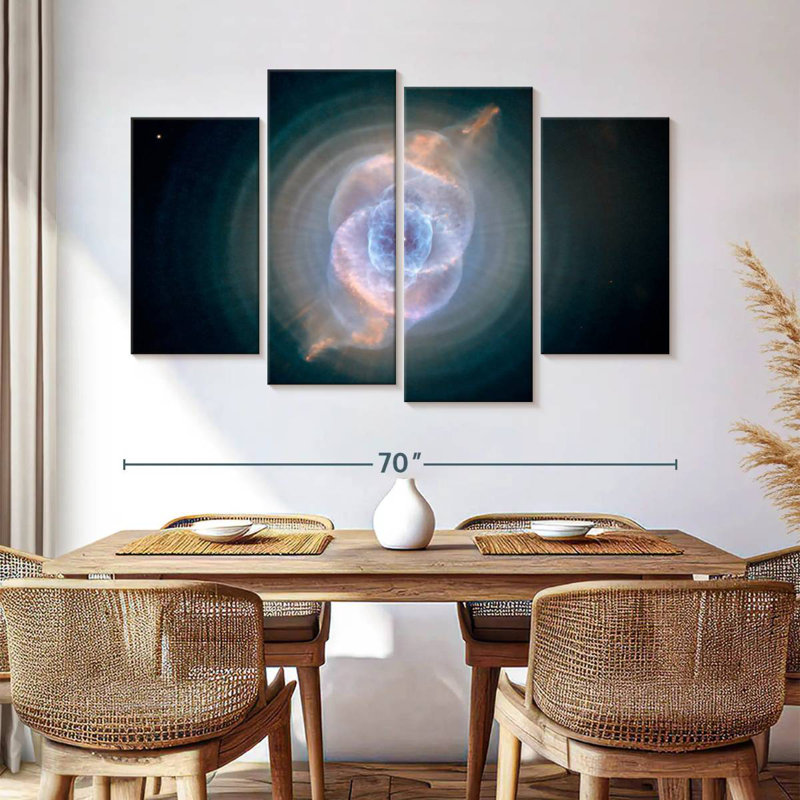 Oberle Cat's Eye Nebula, 42" H x 68" W