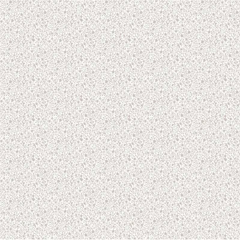 Little Explorers 2 Tiny Botanical Flowers Wallpaper Roll, Silver