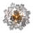 Wesham 4 Light Aged Brass Semi Flush Mount-551602024-551602021