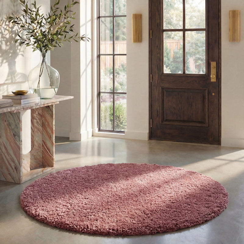 Tapis rose Margit, Rectangle 2 pi 3 po x 5 pi
