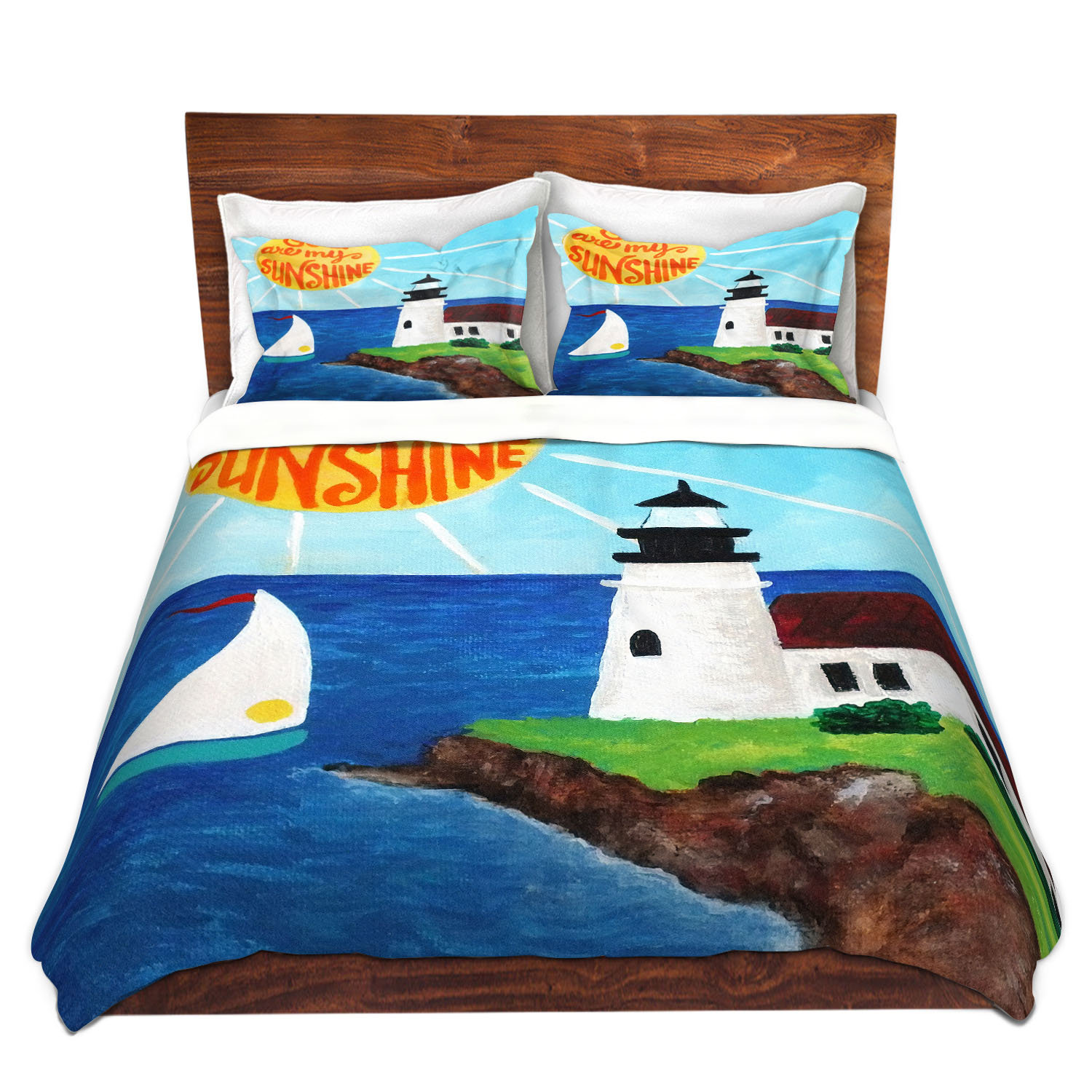 Red Turtle & Lighthouse DH1310009CL Duvet Cover Set main image 1