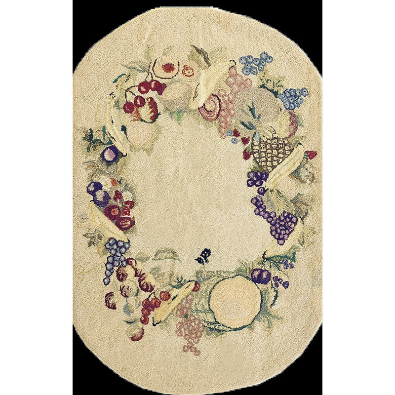 Tapis ivoire antique antique