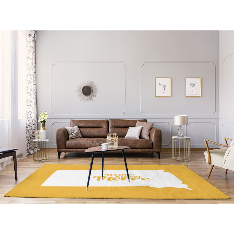 Tapis en poly-chenille pierre south dakota, Rectangle 9 pi x 12 pi