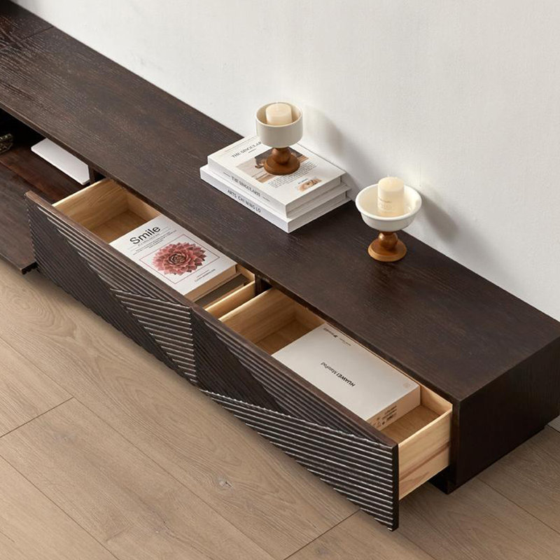 Simple Style TV Cabinet, 125.98"