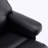 26" Contemporary PU Recliner And Ottoman With Swiveling Metal Base-1699842725