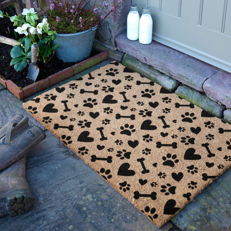 Non-Slip Indoor/Outdoor Door Mat, 90cm W x 60cm L