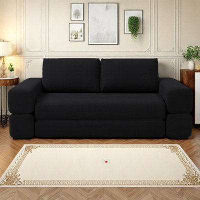 81'' Convertible Sofa Bed with Pillows