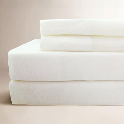 Bassel Linen Fitted Sheet