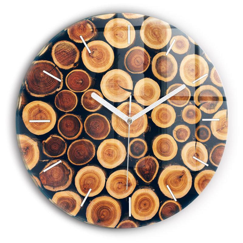 Glass Wall Clock