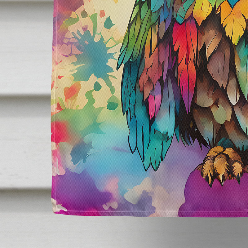 Drapeau de maison hippie