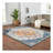 Boho Medallion Woven Area Rug