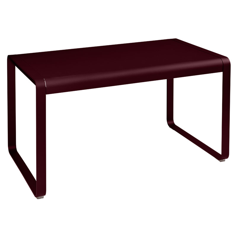 Bellevie Outdoor Side Table, 29" H x 77" L x 36" W, Black Cherry