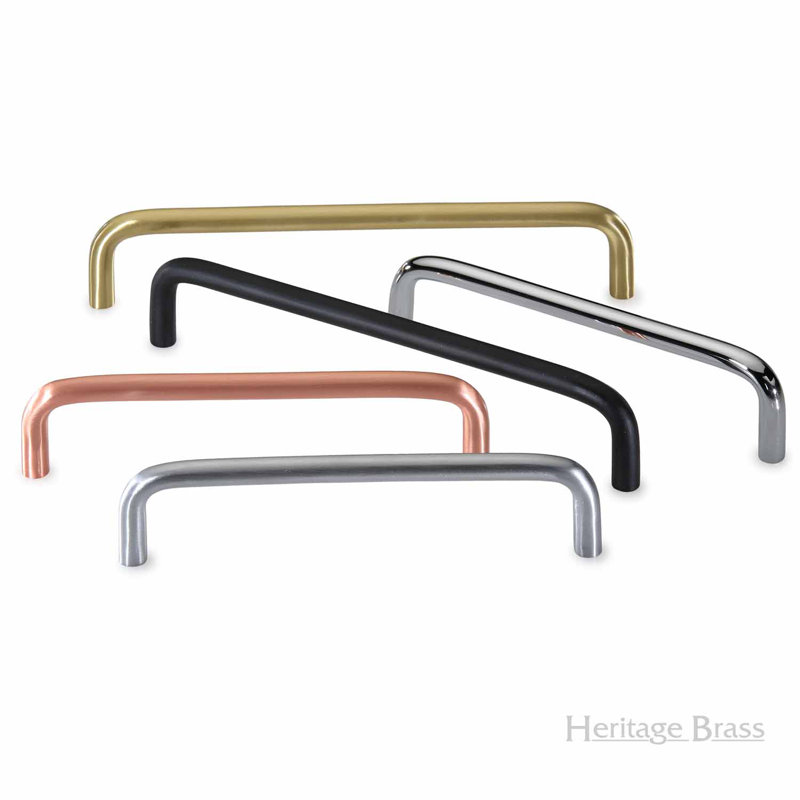 Heritage Brass Heritage Cabinet Pull Wire Design, 16cm L x  0.8cm W, Matte Bronze