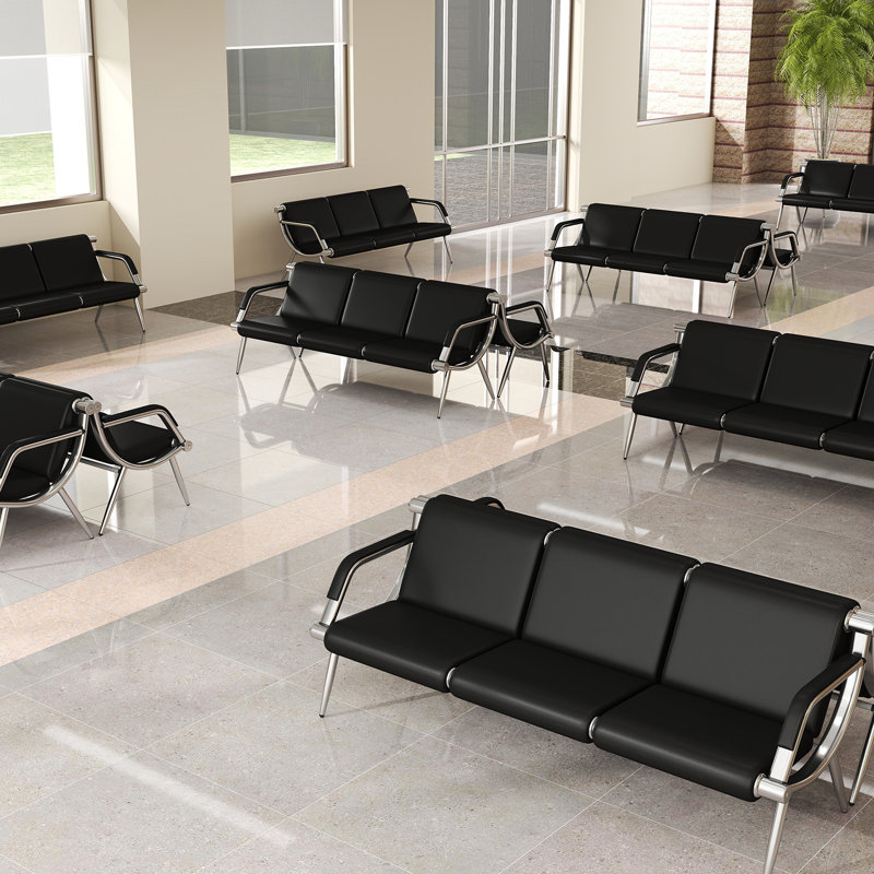 Chaises d'attente pour salle d'attente 5 places - Chaise de réception avec accoudoirs Bancs
