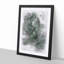 Gathered Green Plant Leaves in Abstract - Framed Print-55727071-55727075