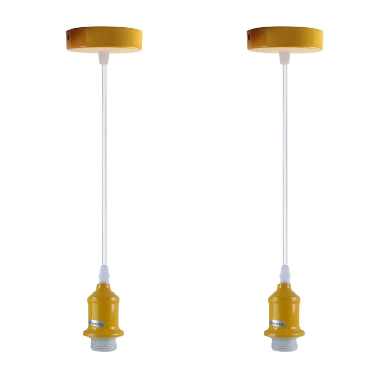 Carnbore 2 - Light Single Pendant, Yellow, No