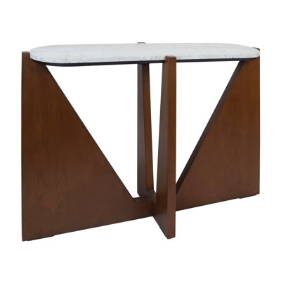 120cm Stone Top Console Table