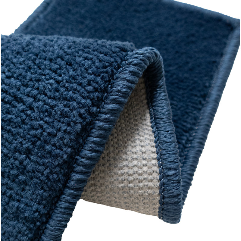 Tapis d'escalier de taille personnalisée par pouce, lavables à la machine, couleur unie, tapis antidérapants doux, à poils moyens, très grands