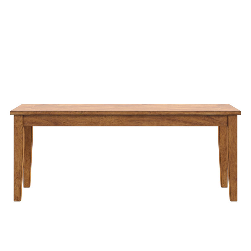 Alexa-Mae Upholstered Entryway Bench, Oak
