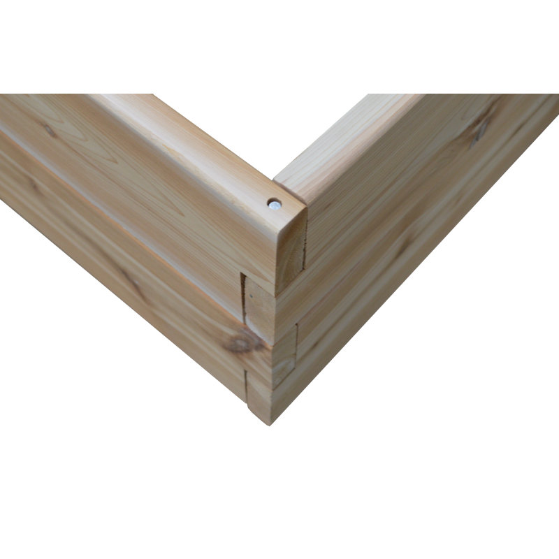 Buckingham Wood Raised Garden Bed, Unfinished