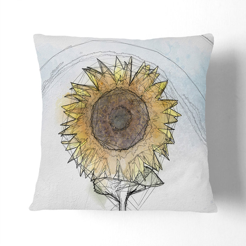 Square Throw Cushion, White, 55 x 55 cm