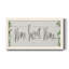 Home Sweet Home Greenery - Reproduction d'art textuel sur toile encadrée-132356485